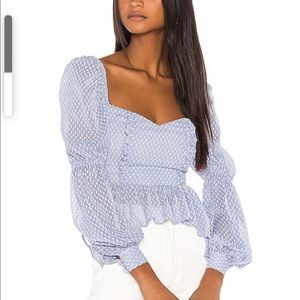 Song of Style Sky Blue Top (XS)